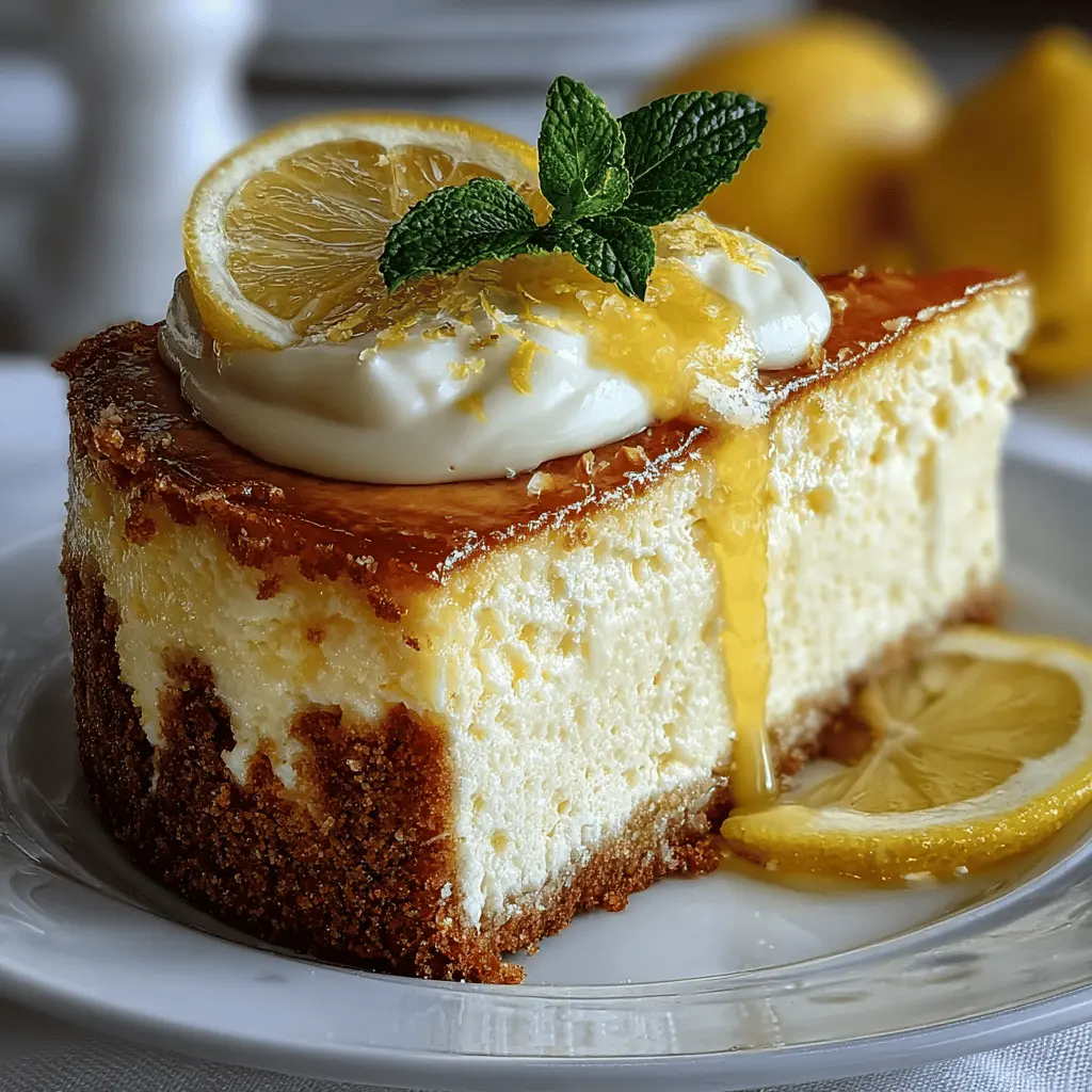 Rich Moist Lemon Cheesecake Cake: A Delightfully Indulgent Treat