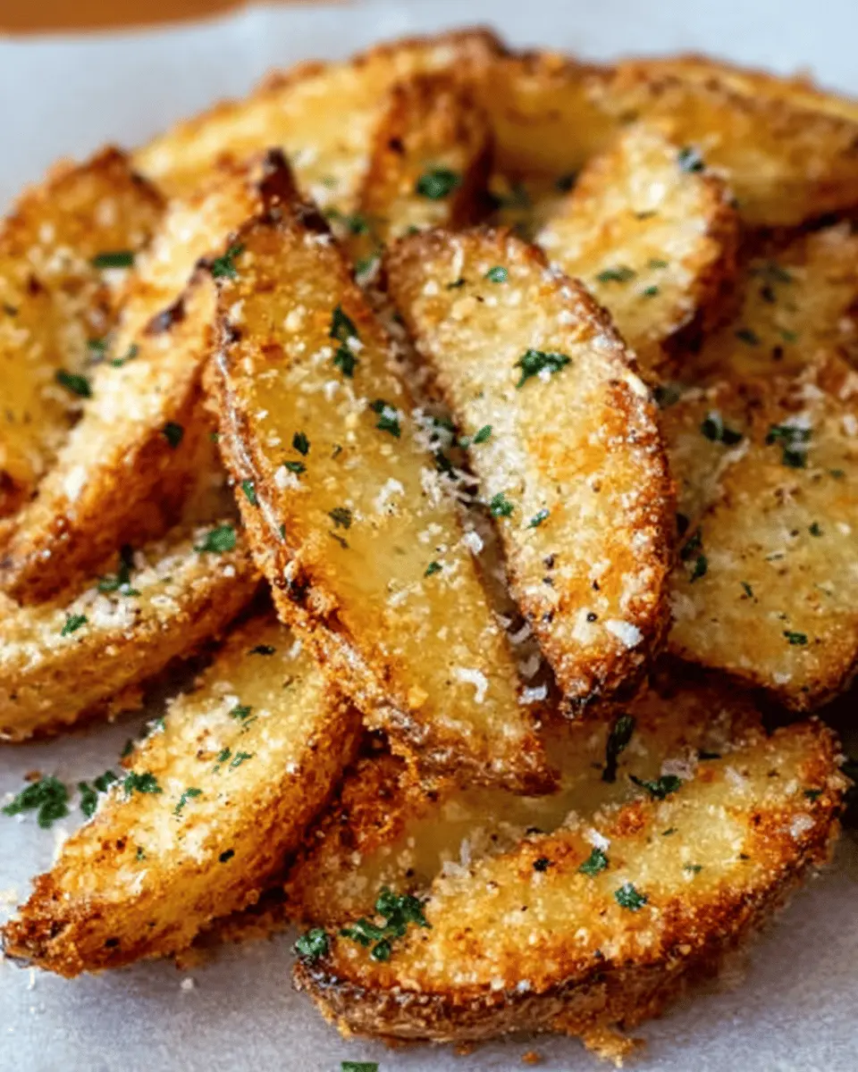 Baked Garlic Parmesan Potato Wedges: Irresistibly Easy Side Dish