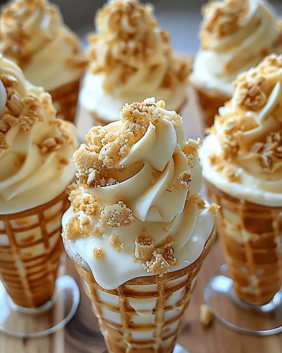Banana Pudding Cheesecake Cones Recipe: An Easy Indulgence at Home
