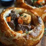 Beef Stew in Bread Bowls