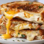 Breakfast Grilled Cheese Eggs