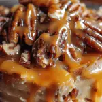 Caramel Butter Pecan Praline Poke