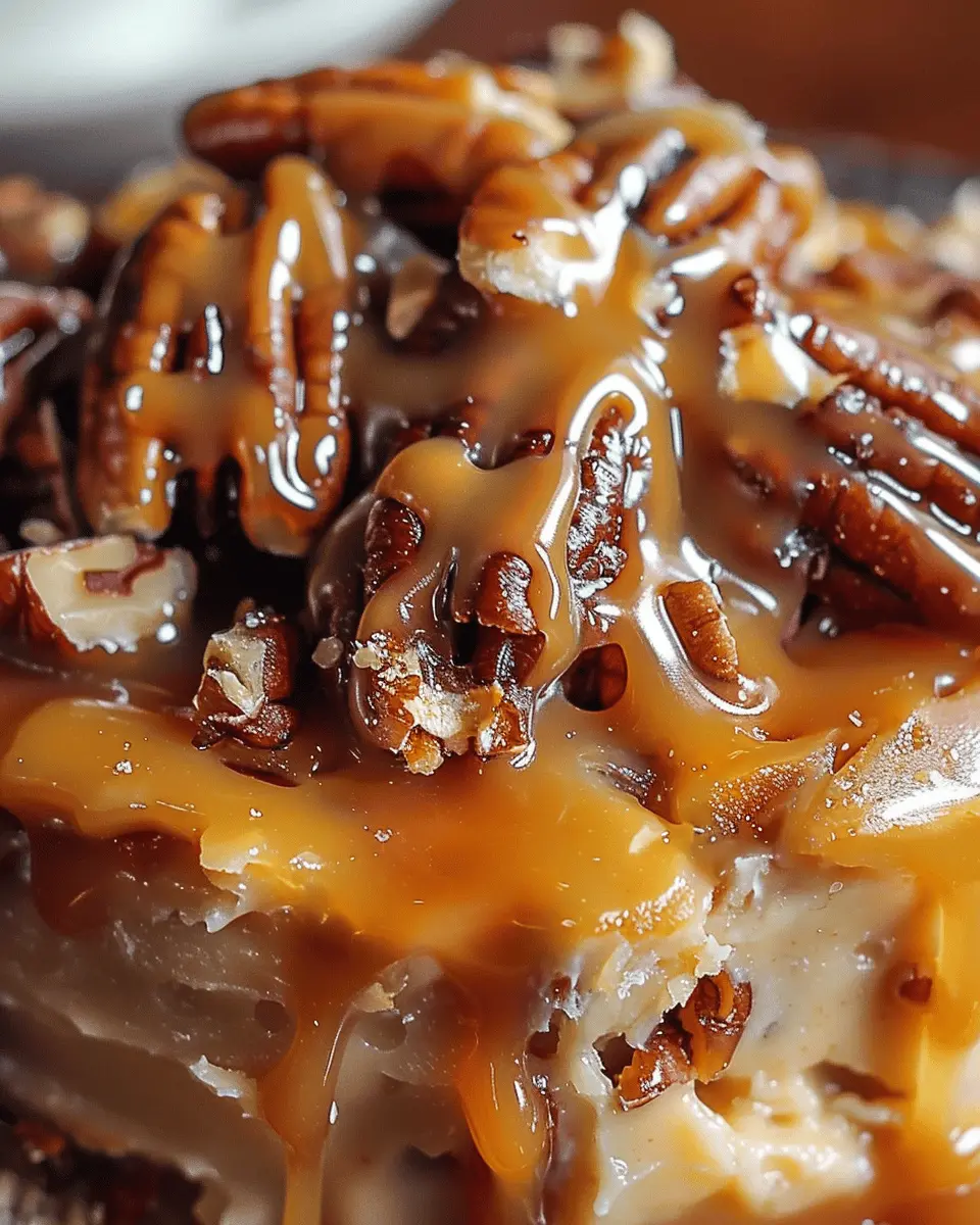 Caramel Butter Pecan Praline Poke: The Best Indulgent Dessert