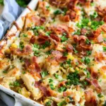 Chicken Turkey Bacon Ranch Casserole
