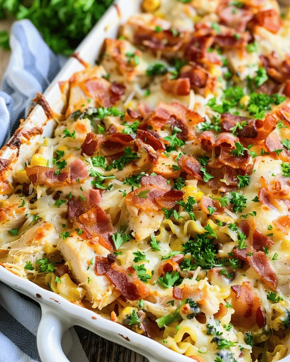Chicken Turkey Bacon Ranch Casserole: The Best Comfort Food Dish