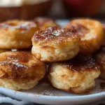 Cinnamon apple cottage cheese pancake bites