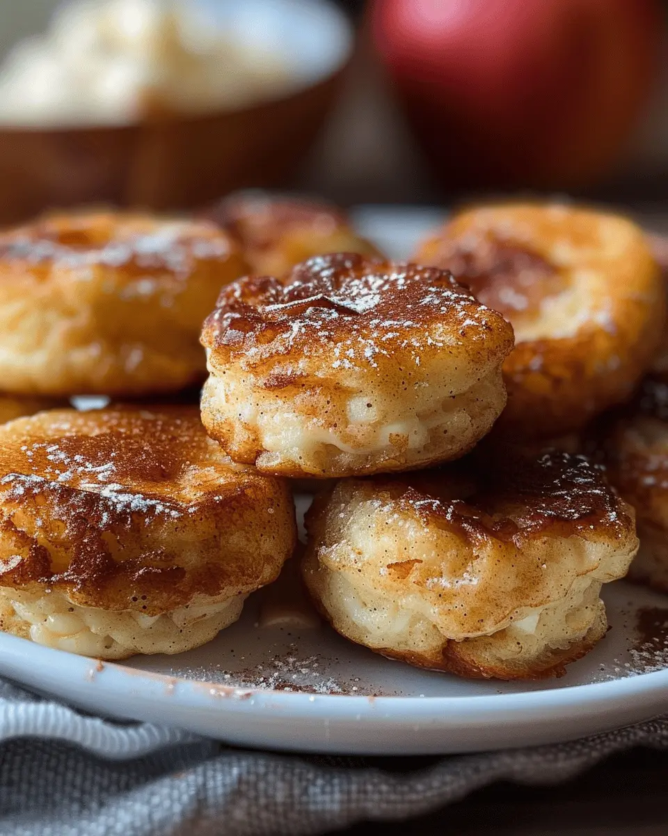Cinnamon apple cottage cheese pancake bites: Easy and Delightful Treat