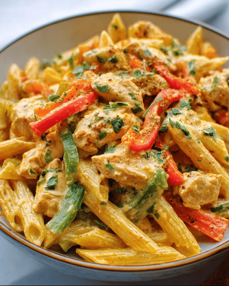 Creamy Chicken Fajita Pasta: A Deliciously Easy Family Favorite