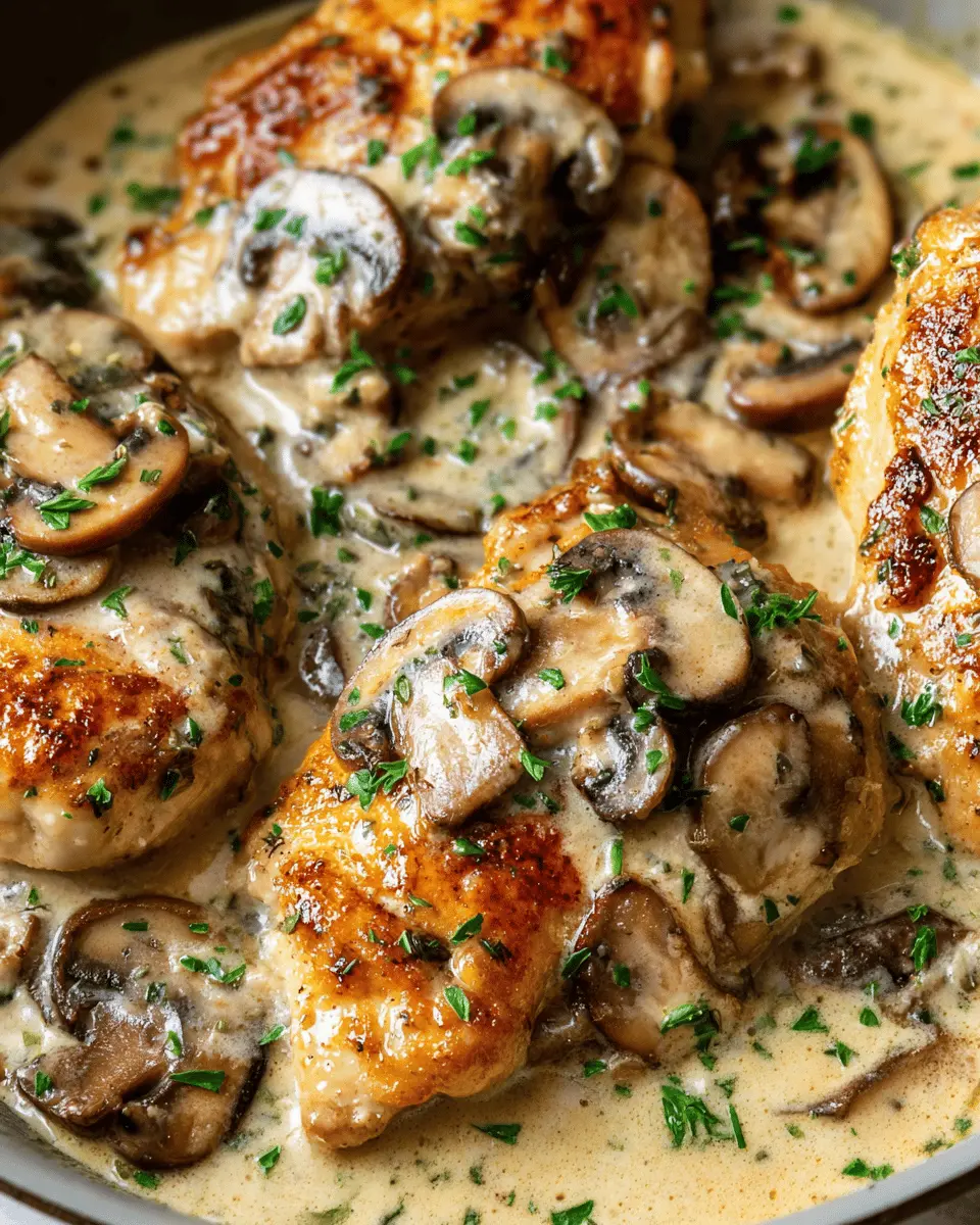 Creamy Garlic Mushroom Chicken: A Deliciously Easy Comfort Dish