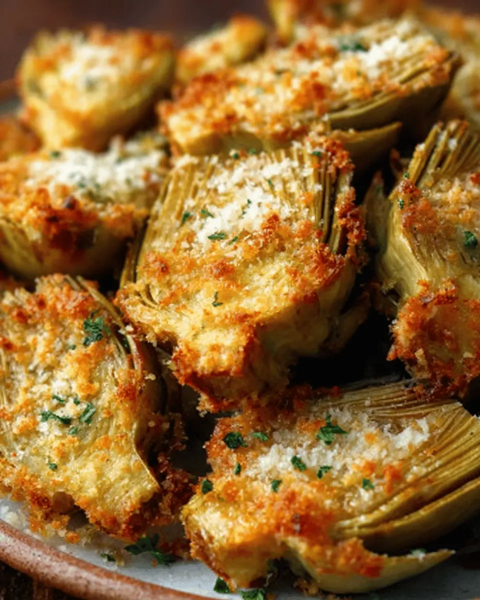 Crispy Parmesan Artichoke Hearts: A Delightful Baked Snack