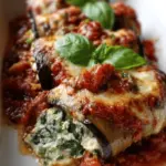 Eggplant Roll-Ups with Creamy Ricotta and Spinach