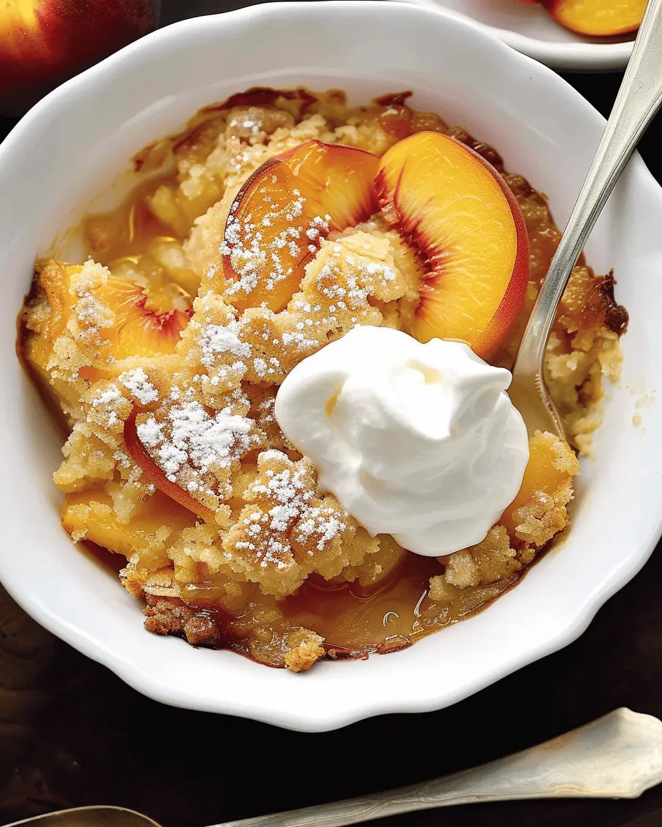 Homemade Peach Cobbler Recipe: A Juicy Twist for Your Family