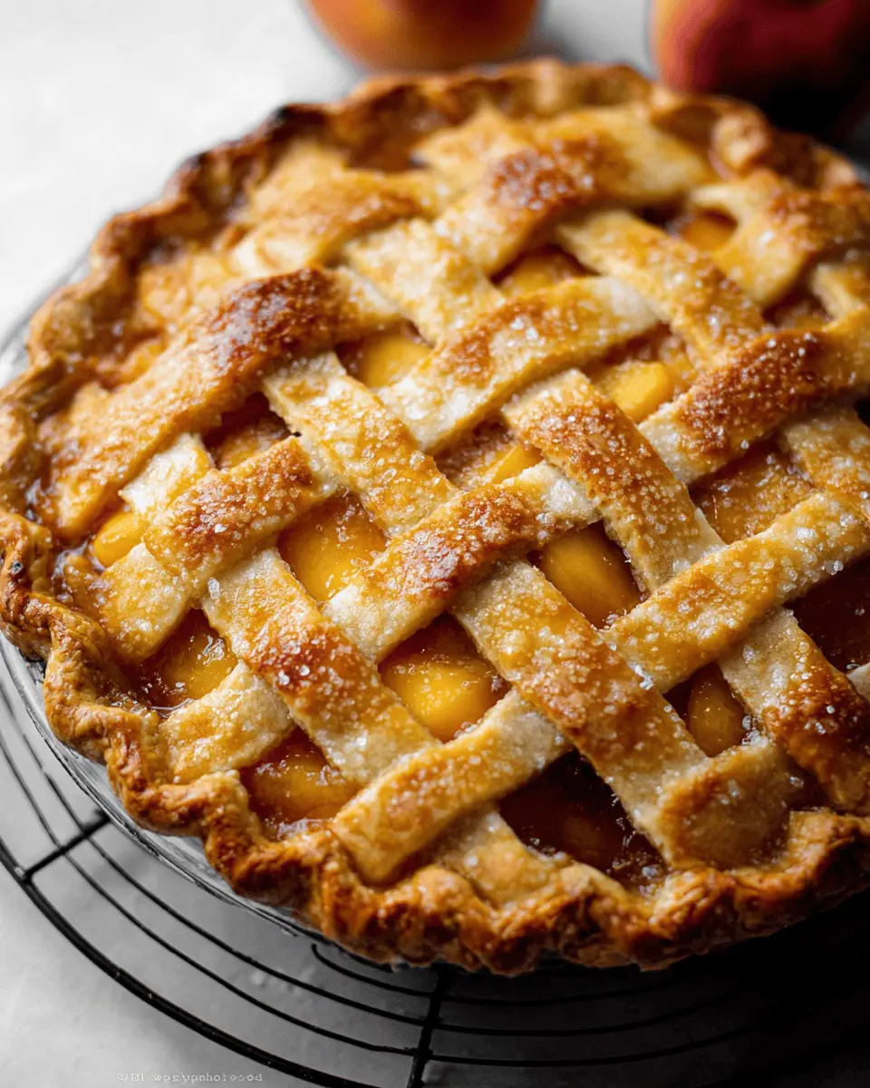Homemade Peach Pie: Easy Recipe for a Juicy Summer Treat