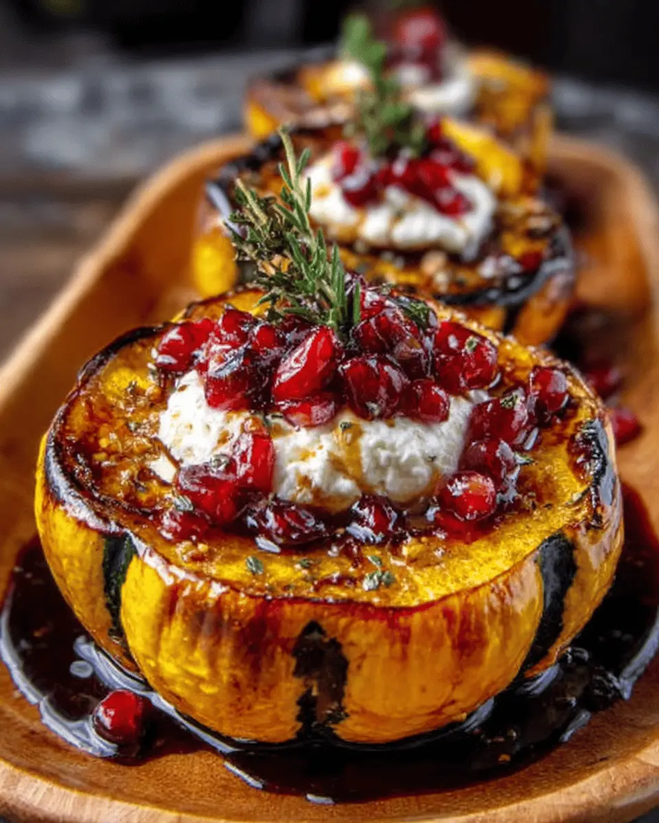 Honey Glazed Acorn Squash: Easy Recipe with Goat Cheese Delight