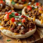 Loaded Taco Pizza Bombs
