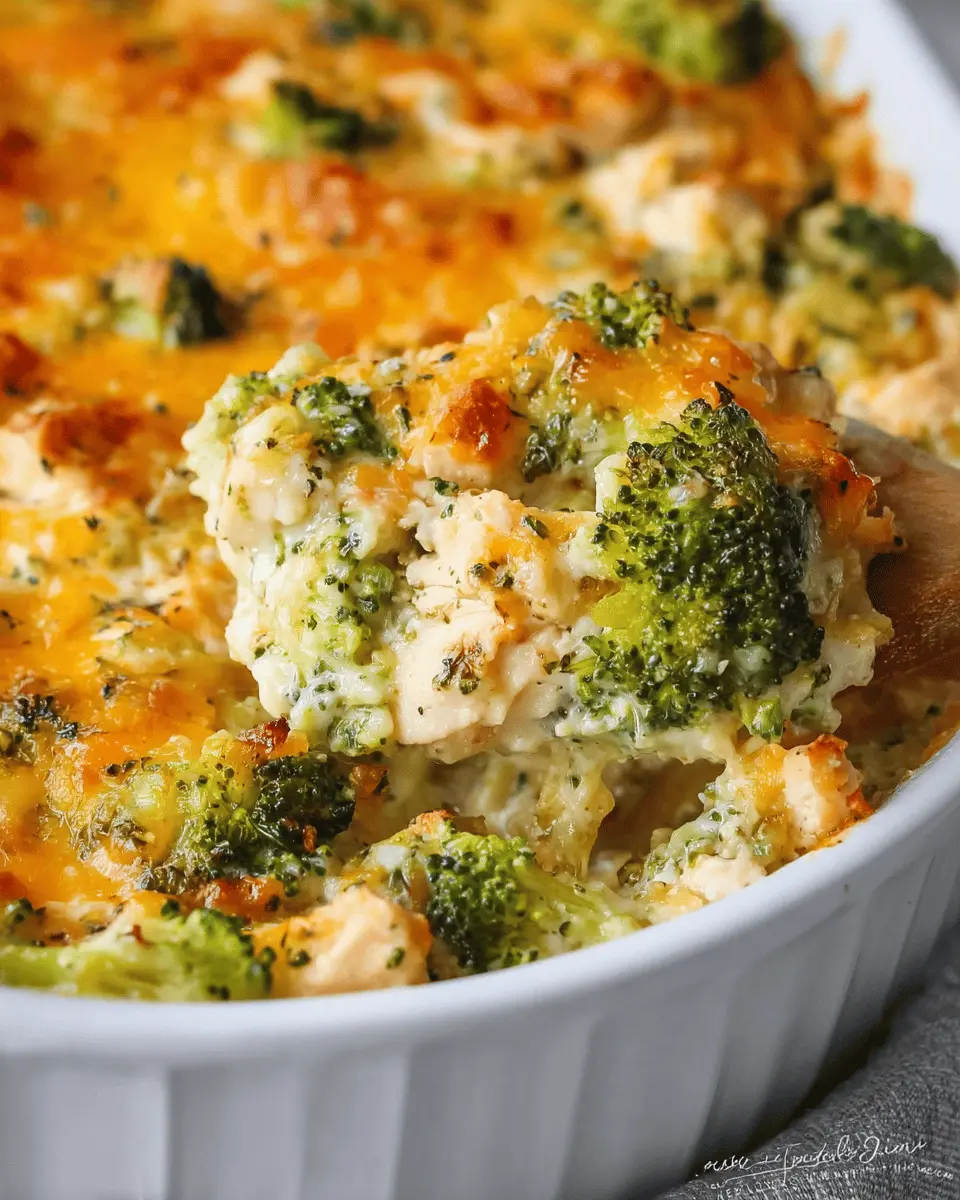 Low Carb Chicken Broccoli Casserole with Turkey Bacon Delight