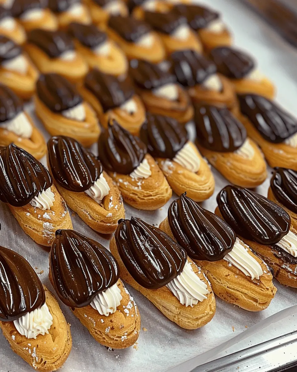 Mini Eclairs Filled with Cream: The Easy Indulgence You’ll Adore