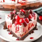 No Bake Black Forest Cheesecake