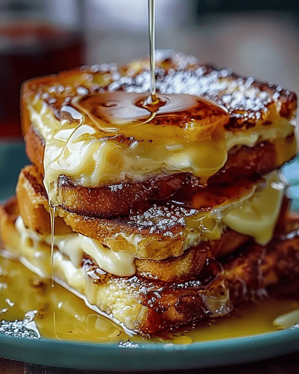 Overnight Crème Brûlée French Toast with Turkey Bacon Delight