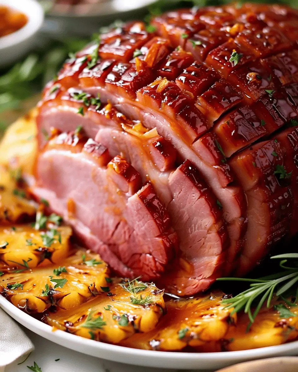 Pineapple-Glazed Ham: Easy Chicken Ham Recipe for Juicy Flavor