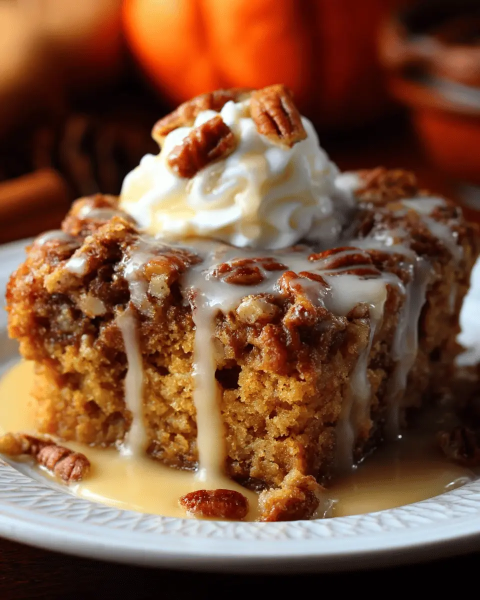 Pumpkin Oatmeal Dump Cake: The Best Easy Fall Dessert Recipe