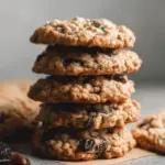 Soft & Chewy Oatmeal Raisin Cookies