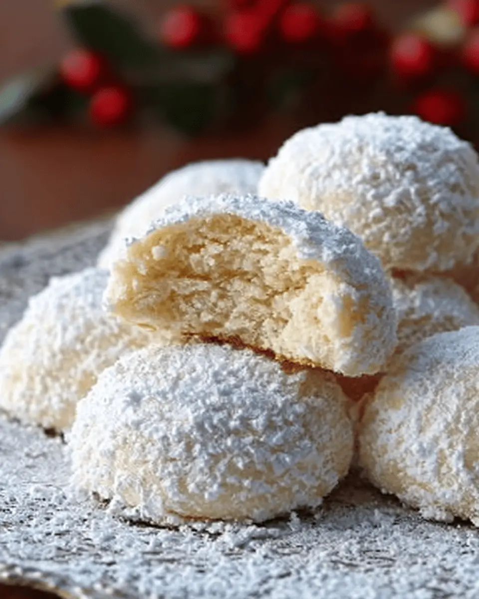 Sweetened Condensed Milk Snowball Cookies: The Best Easy Recipe