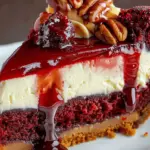 Vampire Bite Red Velvet Cheesecake