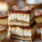 Churro Cheesecake Bars with Cinnamon Sugar