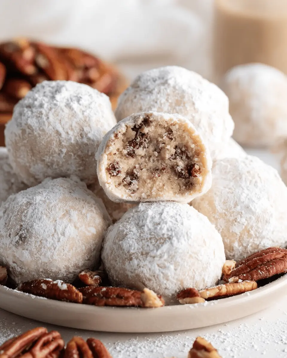Buttery Pecan Snowball Cookies: Indulgent Treats for Everyone