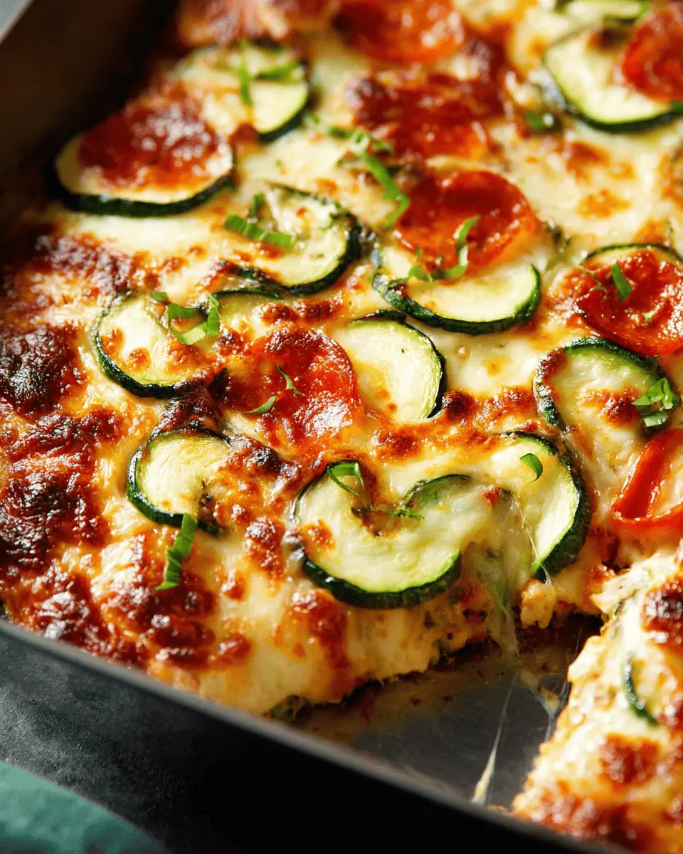 Zucchini Pizza Casserole: Easy and Delicious Comfort Food