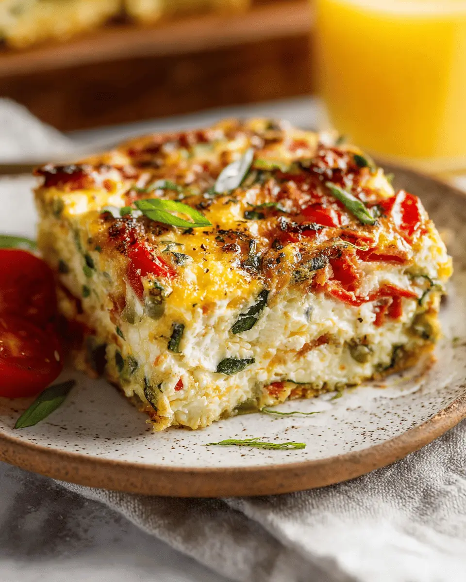 Veggie-Packed Cottage Cheese Egg Bake: Easy for Every Home Chef