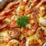 Cheesy Shrimp Bake