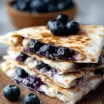 Blueberry Breakfast Quesadilla