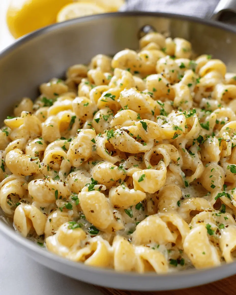 One Pot Garlic Butter Pasta