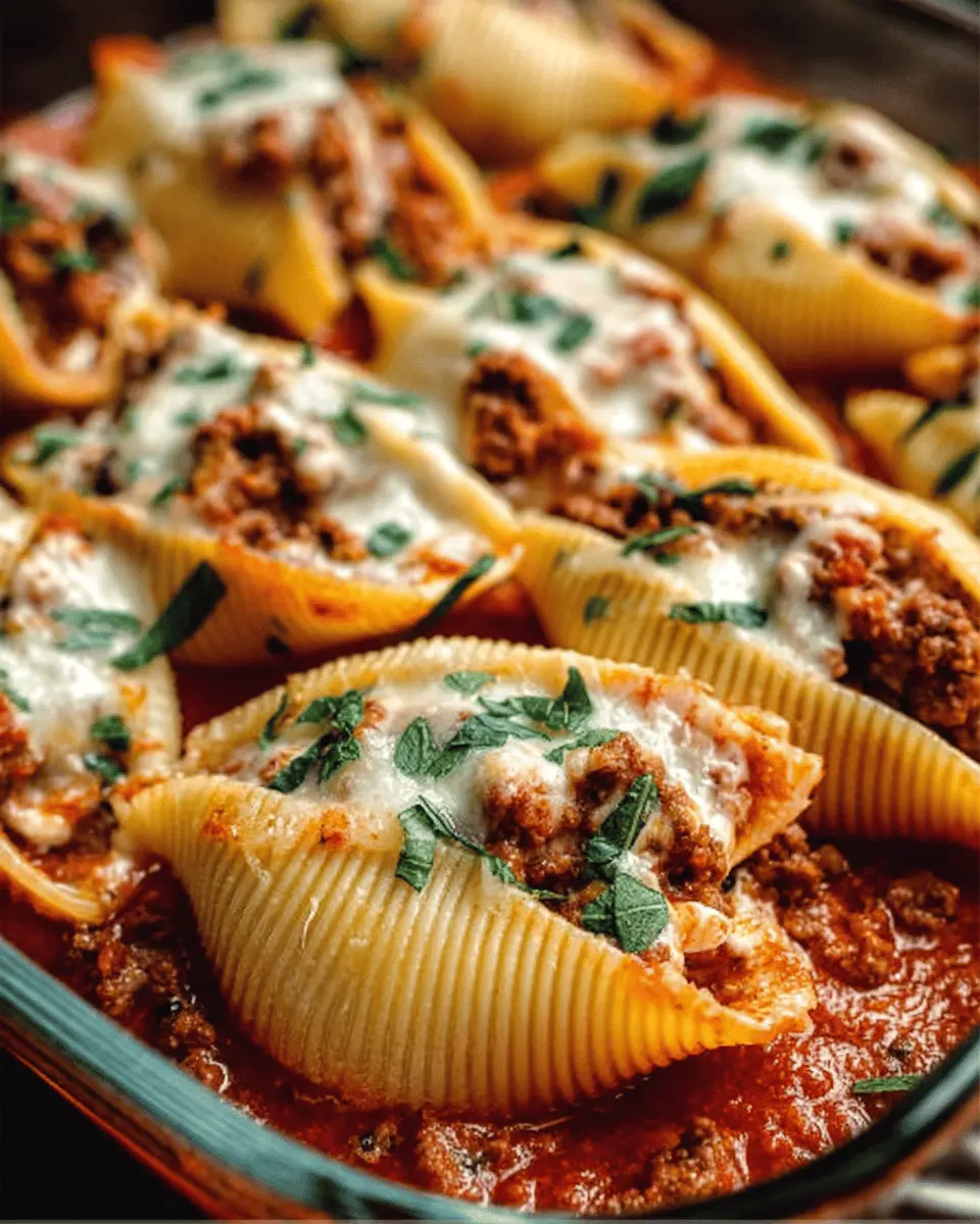 Beef-Stuffed Pasta Shells