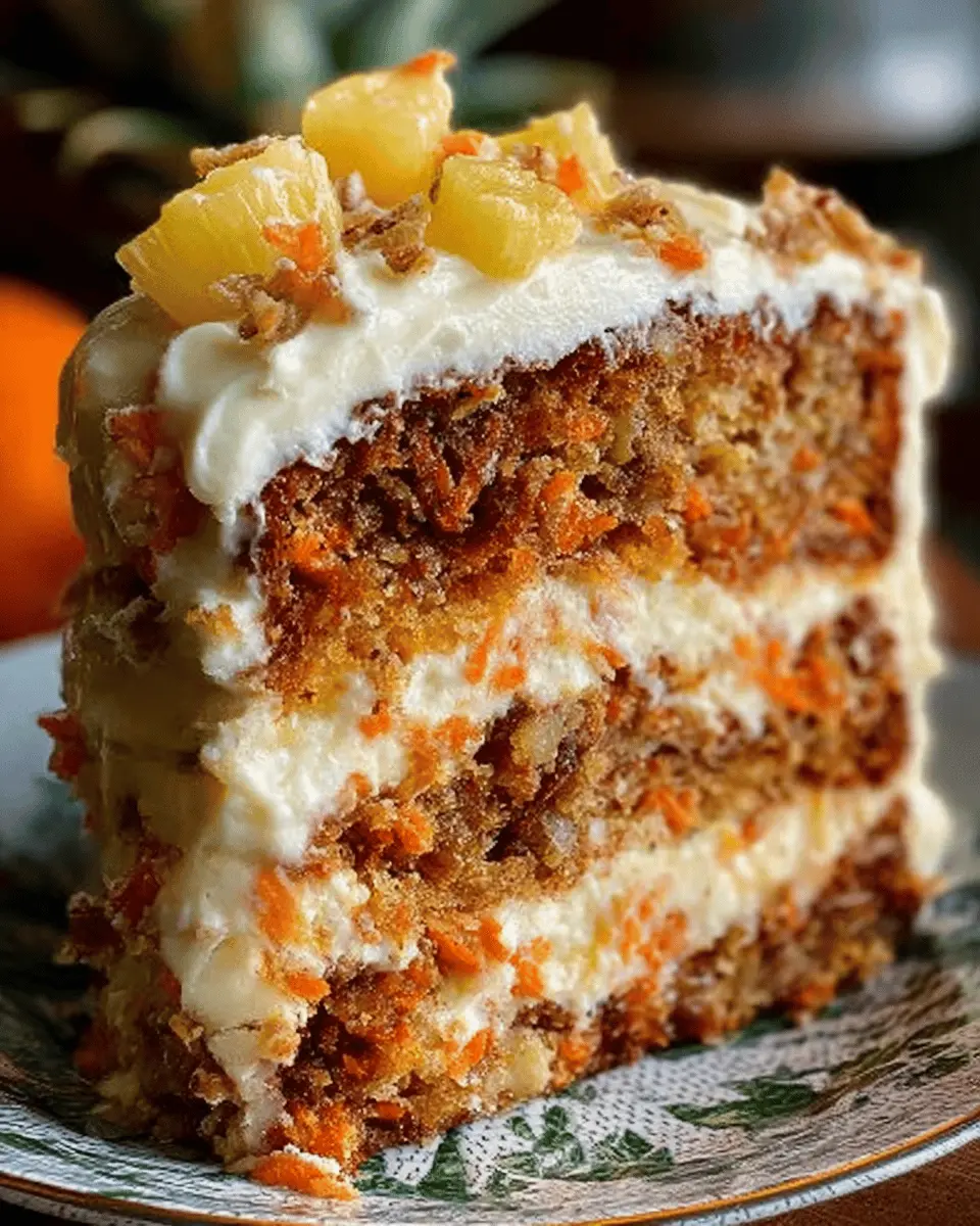 Hawaiian Carrot Pineapple Cake: Easy Recipe for Tropical Bliss