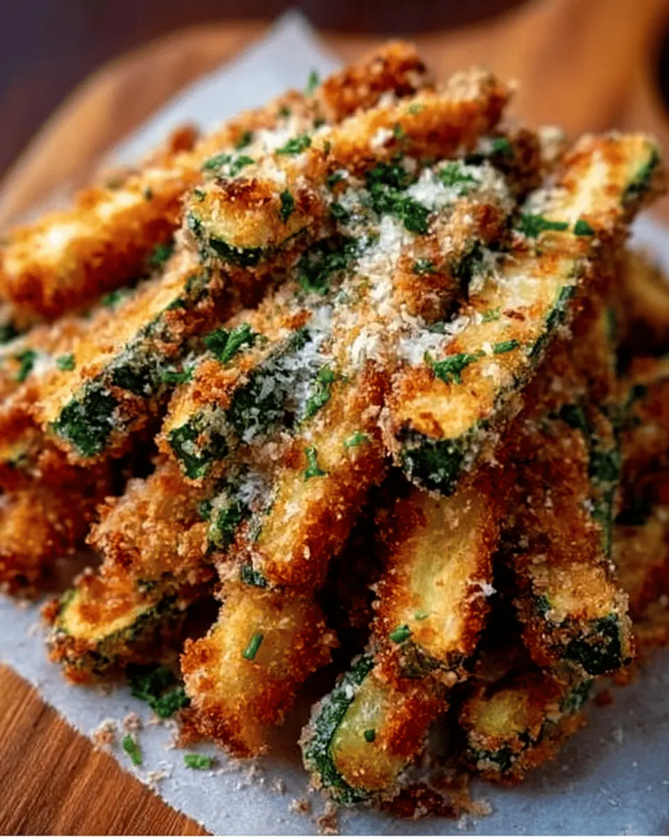 Crispy Parmesan Garlic Zucchini Fries: The Best Healthy Snack