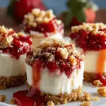 Strawberry Crunch Cheesecake Bites
