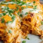 Cheesy Chicken Enchilada Casserole