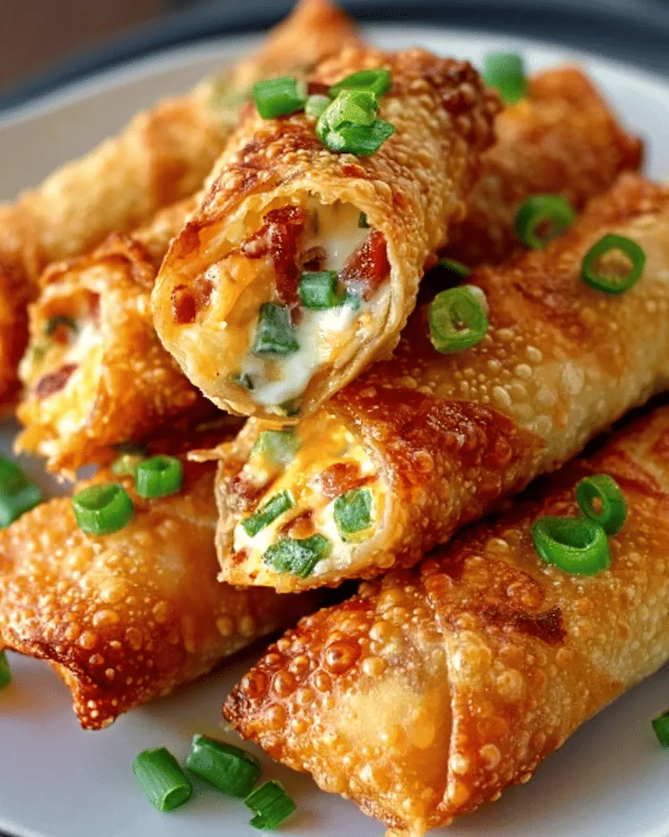 Jalapeño Popper Egg Rolls