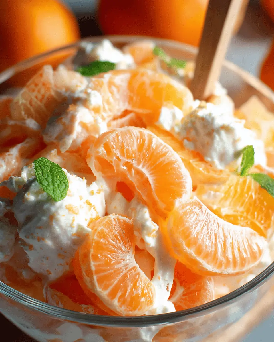 Orange Dreamsicle Salad: A Refreshingly Sweet Delight with Turkey Bacon