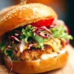 Oktoberfest Maple Mustard Chicken Burger