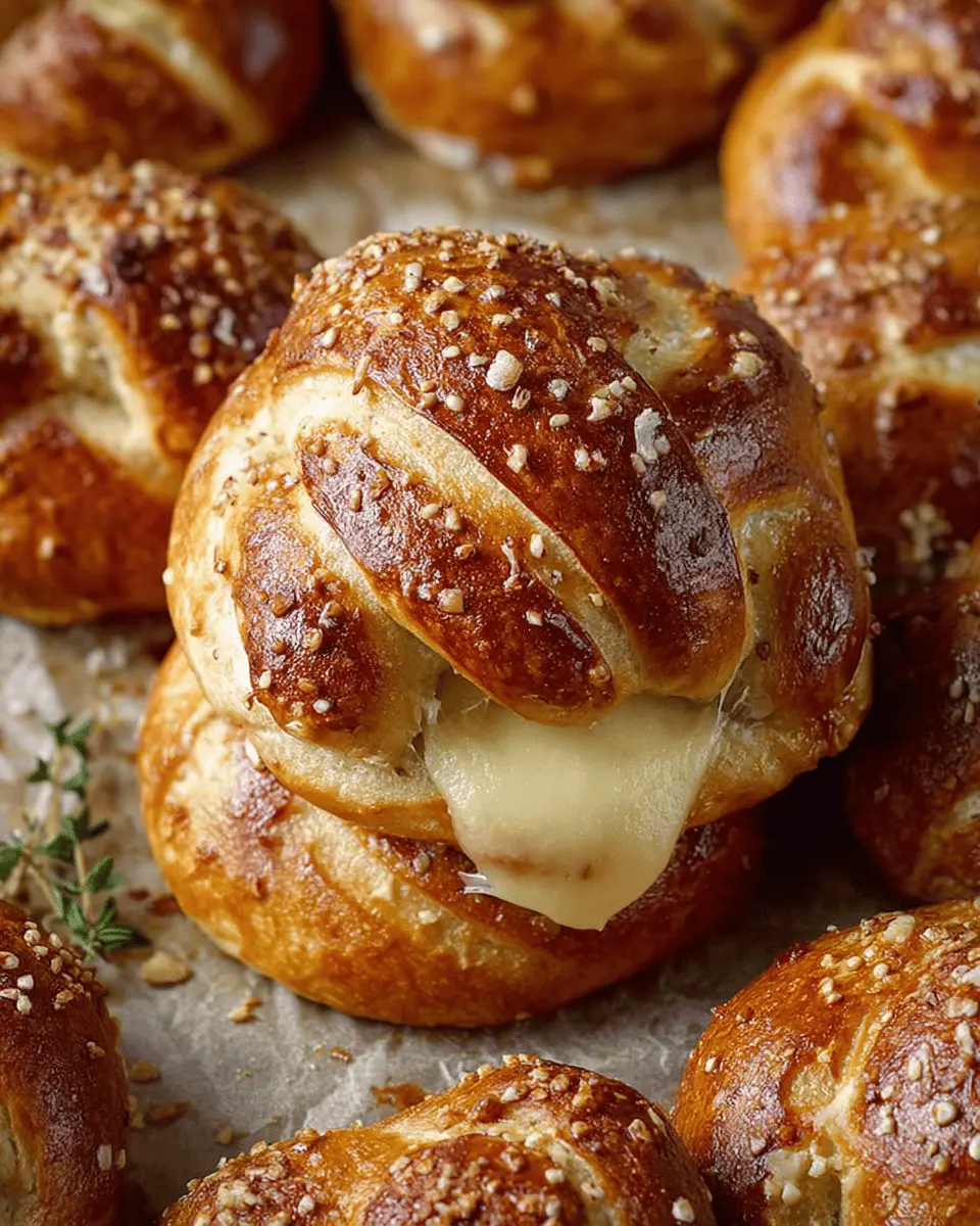Mozzarella Stuffed Soft Pretzels: Indulge in Homemade Joy