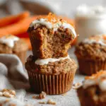 Flourless Carrot Cake Muffins