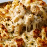 Chicken Alfredo Bake