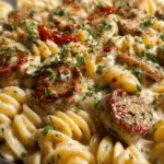 Creamy Pepper Jack Chicken & Sausage Pasta
