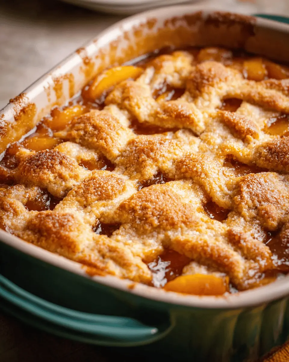 Old Time Oven Peach Cobbler: A Juicy Slice of Nostalgia