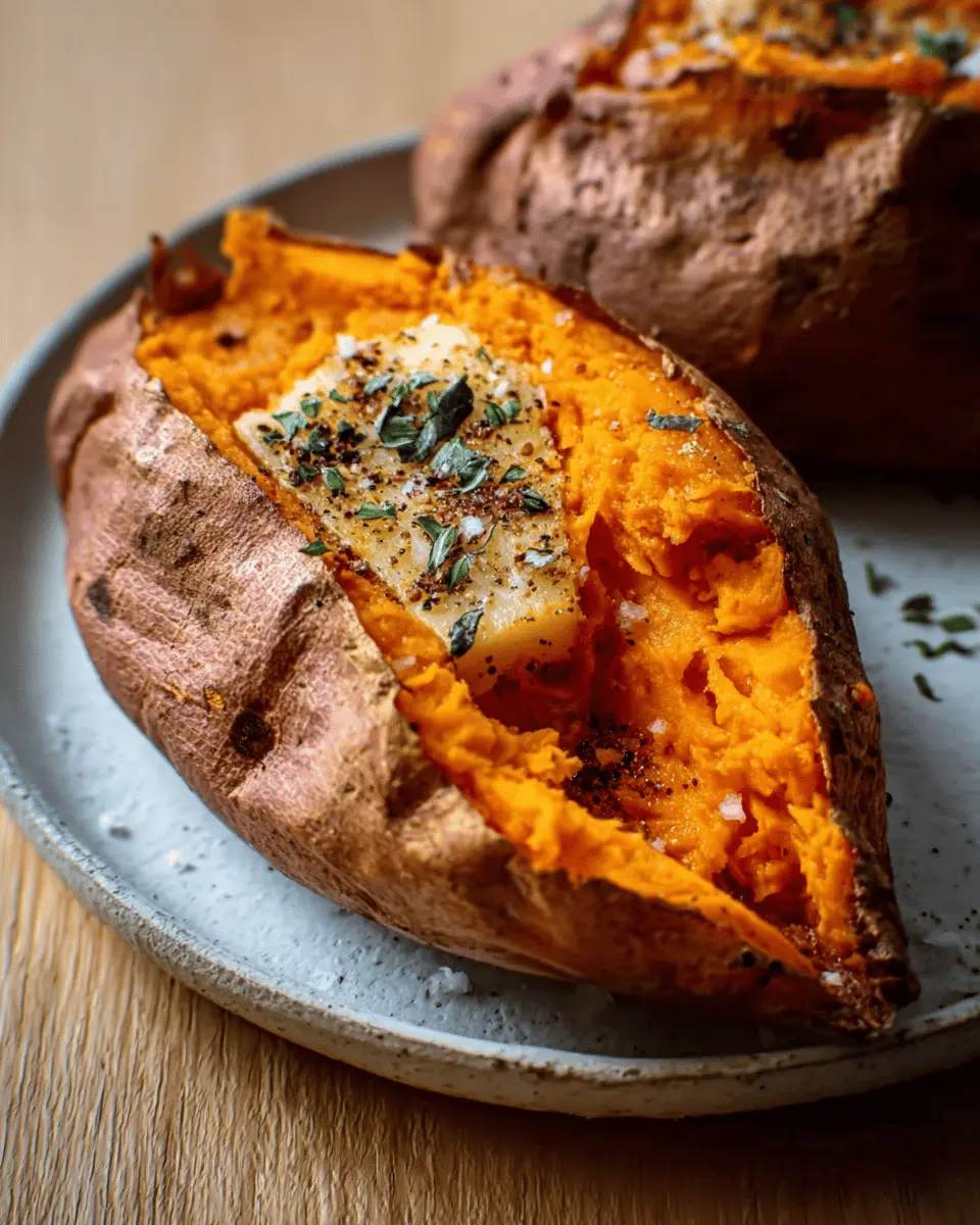 Baked Sweet Potato: Easy Turkey Bacon & Chicken Ham Delight