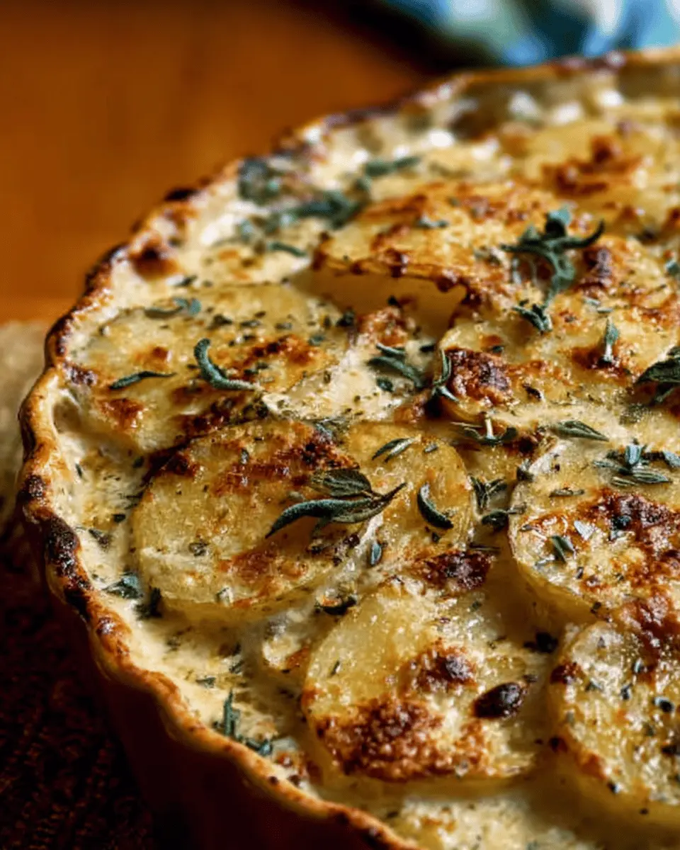 Scalloped Potatoes with Tarragon: The Best Comfort Food Delight